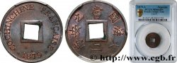 COCHINCHINE FRANÇAISE 1 Sapèque (2/1000 de Piastre) 1879 Paris SPL64 PCGS
