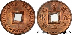 INDOCHINE FRANÇAISE 1 Sapèque (1/500 de Piastre) 1902 Paris
