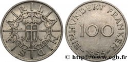 SARRE 100 Franken 1955 Paris