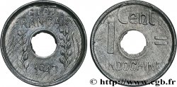 FRENCH INDOCHINA 1 Centième 1943 Hanoï