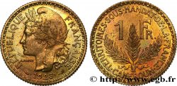 CAMERUN - Territorios sobre mandato frances 1 Franc léger - Essai de frappe de 1 franc Morlon - 4 grammes 1926 Paris