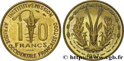 AFRIQUE OCCIDENTALE FRANÇAISE - TOGO 10 Francs Essai 1957 Paris