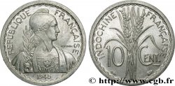 INDOCHINE FRANÇAISE 10 Centièmes 1945 Paris