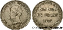 ÎLE DE LA RÉUNION - Troisième République Bon pour Un Franc 1896 Paris