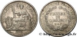 FRANZÖSISCHE-INDOCHINA 1 Piastre de Commerce 1896 Paris