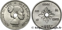 LAOS 10 Cents Royaume du Laos 1952 Paris