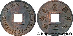 INDOCHINE FRANÇAISE 1 Sapèque (1/500 de Piastre) 1887 Paris