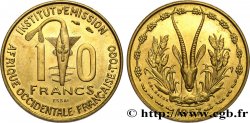 AFRIQUE OCCIDENTALE FRANÇAISE - TOGO 10 Francs Essai 1957 Paris