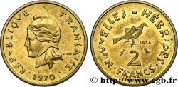NEW HEBRIDES (VANUATU since 1980) Essai de 2 Francs 1970 Paris