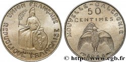 NOUVELLE CALÉDONIE Essai de 50 Centimes avec listel en relief 1948 Paris