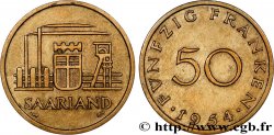 SAARLAND 50 Franken 1954 Paris 