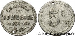ALGERIA 5 Centimes Chambre de commerce de Bougie 1915 BOUGIE