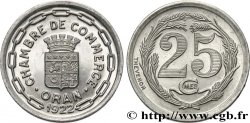 ALGERIA 25 Centimes Chambre de commerce d’Oran 1922 ORAN