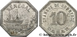 FRENCH AFRICA - SENEGAL 10 Centimes Chambre de Commerce de Dakar 1920 DAKAR