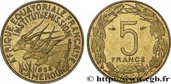 FRENCH EQUATORIAL AFRICA - CAMEROON 5 Francs 1958 Paris