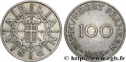 SAAR TERRITORIES 100 Franken 1955 Paris