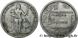 POLYNÉSIE FRANÇAISE - Océanie française 2 Francs Union Française 1949 Paris TTB