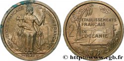 POLYNÉSIE FRANÇAISE - Océanie française Essai de 2 Francs Établissements français de l’Océanie 1949 Paris