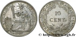 INDOCHINE FRANÇAISE 10 Centièmes 1937 Paris TTB+