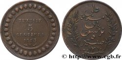 TUNISIA - French protectorate 5 Centimes AH1310 1893 Paris