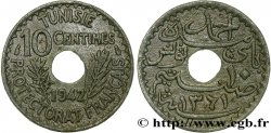 TUNISIA - Protettorato Francese 10 Centimes AH 1361 1942 Paris 