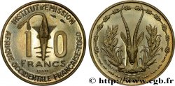 AFRIQUE OCCIDENTALE FRANÇAISE - TOGO 10 Francs Essai 1957 Paris