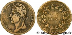 COLONIAS FRANCESAS - Charles X, para Martinica y Guadalupe 5 Centimes Charles X 1827 La Rochelle - A