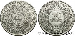 MAROKKO - FRANZÖZISISCH PROTEKTORAT 20 Francs AH 1347 1928 Paris