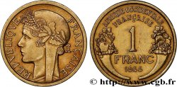 AFRICA FRANCESA DEL OESTE 1 Franc Morlon 1944 Londres