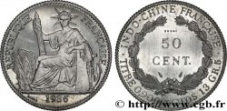 FRENCH INDOCHINA Essai de 50 Cent en aluminium 1936 Paris MS
