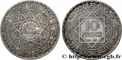 MAROCCO - PROTETTORATO FRANCESE 10 Francs an 1352 1933 Paris