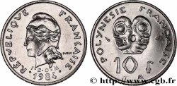 POLINESIA FRANCESA 10 Francs I.E.O.M. 1984 Paris