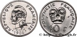 POLINESIA FRANCESE 10 Francs I.E.O.M. 1984 Paris