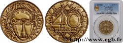 AFRICA CENTRALE Épreuve de 40 Francs de Corbin Banque d’Émission de l’Afrique Centrale 1958 Paris