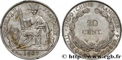 FRANZÖSISCHE-INDOCHINA 20 Centièmes 1937 Paris