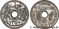 TUNISIA - French protectorate Essai 25 Centimes AH1350 1931 Paris