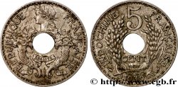 FRANZÖSISCHE-INDOCHINA 5 Centièmes 1939 Paris