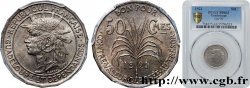 GUADELOUPE Bon pour 50 Centimes indien caraïbe 1921 