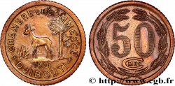 DJIBOUTI 50 Centimes Chambre de Commerce de Djibouti 1921 Paris