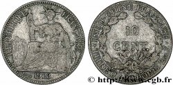 INDOCHINE FRANÇAISE 10 Centièmes 1923 Paris TB