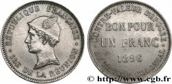 ÎLE DE LA RÉUNION - Troisième République 1 Franc 1896 Paris