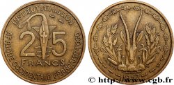 AFRIQUE OCCIDENTALE FRANÇAISE - TOGO 25 Francs 1957 Paris