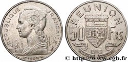 ISLA DE LA REUNIóN 50 Francs / armes de la Réunion 1962 Paris