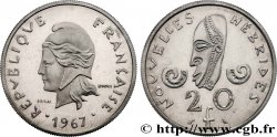 NUEVA CALEDONIA Essai de 20 Francs 1967 Paris
