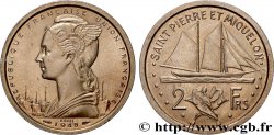 SAINT PIERRE ET MIQUELON Essai de 2 Francs 1948 Paris