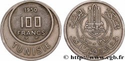 TUNEZ - Protectorado Frances 100 Francs AH1370 1950 Paris