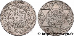 MAROC 2 1/2 Dirhams (1/4 Rial) Abdul Aziz I an 1312 1894 Paris