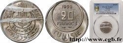 TUNISIE - PROTECTORAT FRANÇAIS 20 Francs AH1370 1950 Paris