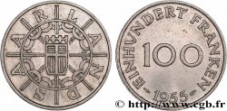 SAARLAND 100 Franken 1955 Paris