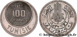 TUNESIEN - Französische Protektorate  100 Francs AH1376 1957 Paris